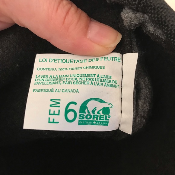 Sorel snowlion black winter / snow tall boots size 6 - Picture 8 of 10